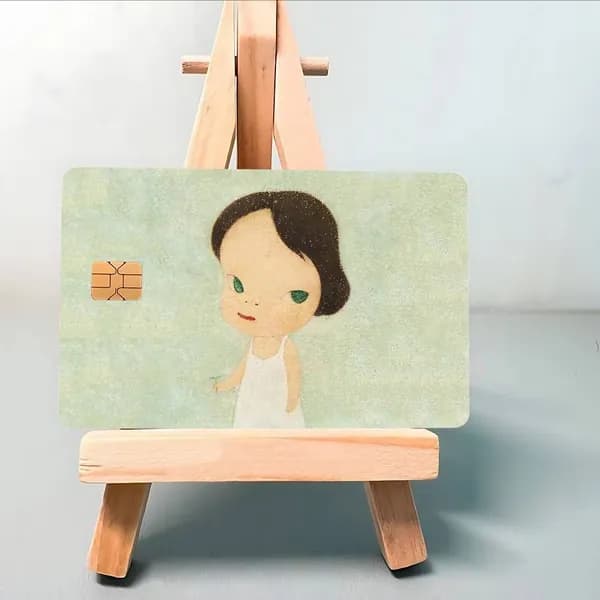 Yoshitomo Nara Ёситомо Нара Художник Наклейка для банковской карты