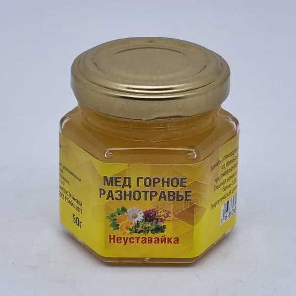 Мед микс разнотравье "Неуставай-ка" 50гр