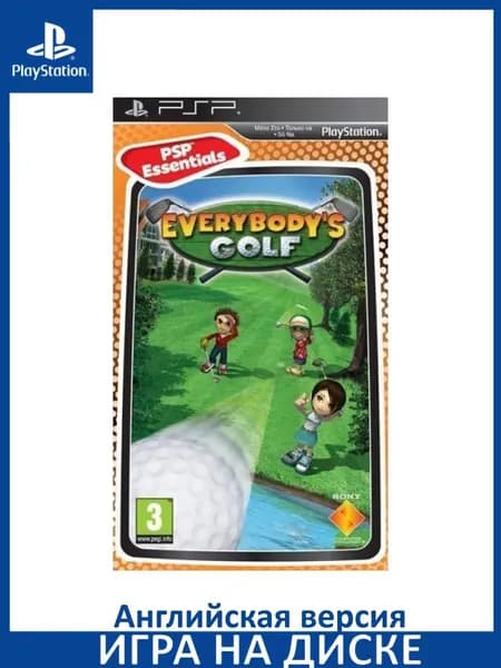 Игра Everybody's Golf Essentials PSP Диск на PlayStation Portable Английская версия