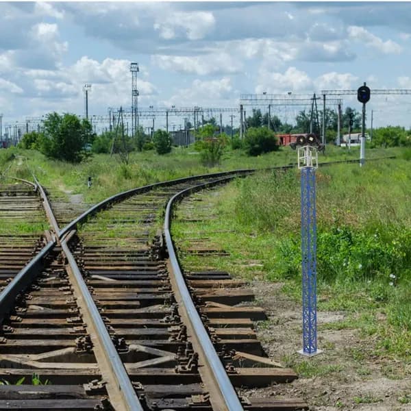 Светофор Для Модельных Железных Дорог Из Термостойкого Материала Синий 21 5X1 3Cm