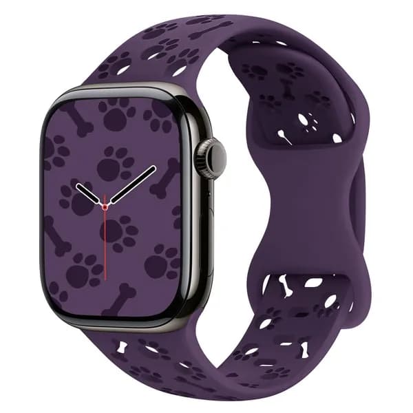 ремешок для Apple Watch series 4-10/SE/Ultra 44/45/46/49mm,42mm(1-3 серий),Силиконовый браслет