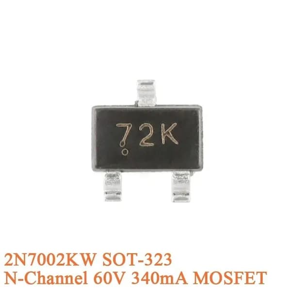 10шт 2N7002KW 72K SOD-323 полевая трубка MOSFET