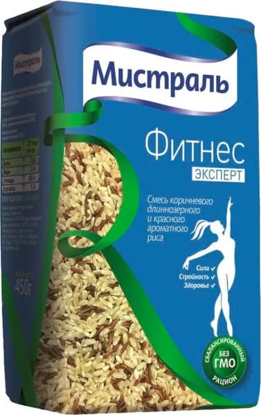 Рис Мистраль Фитнес Эксперт 450г
