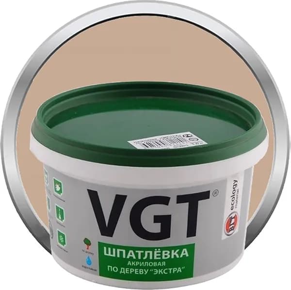VGT Шпатлевка по дереву  Экстра Береза 0,3кг ВГТ