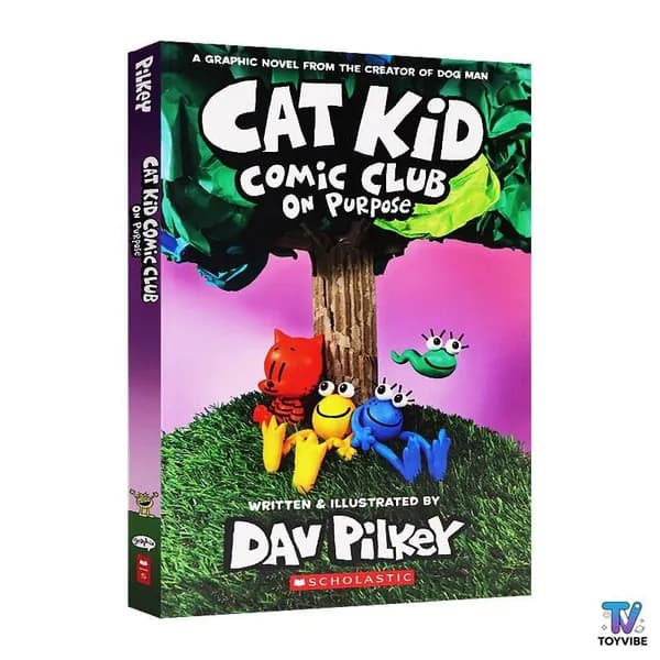 Комикс Cat Kid Comic Club 3 On Purpose от Dav Pilkey