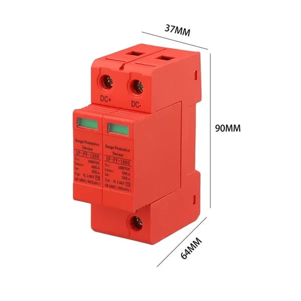Устройство защиты от перенапряжения 2P 3P DC1000V 40KA для солнечных фотоэлектрических систем