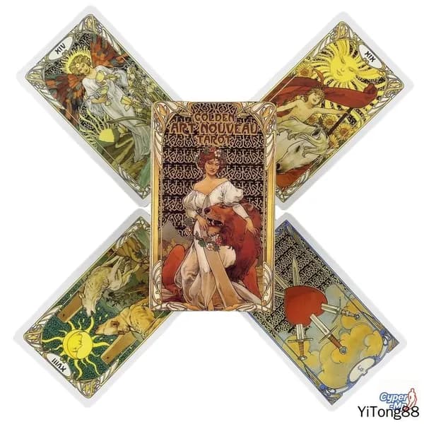 карты Таро Золотой модерн/Golden Art Nouveau Tarot