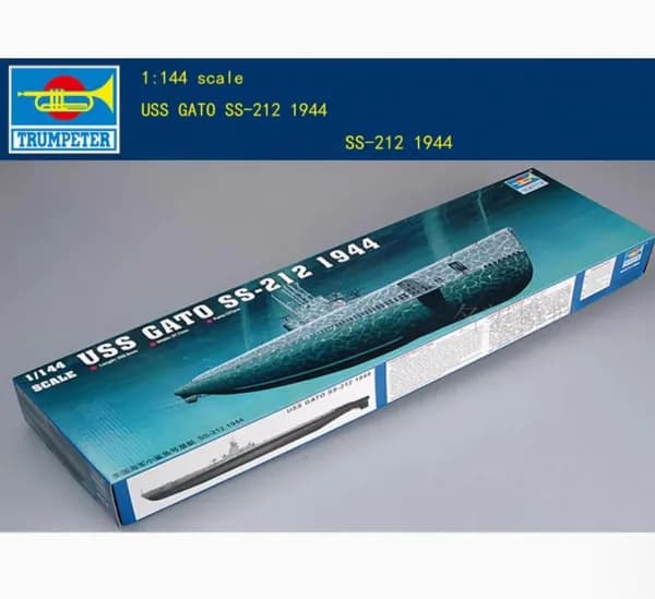Trumpeter 05906 1/144 USS Кошка SS-212 1944 сборная модель корабля