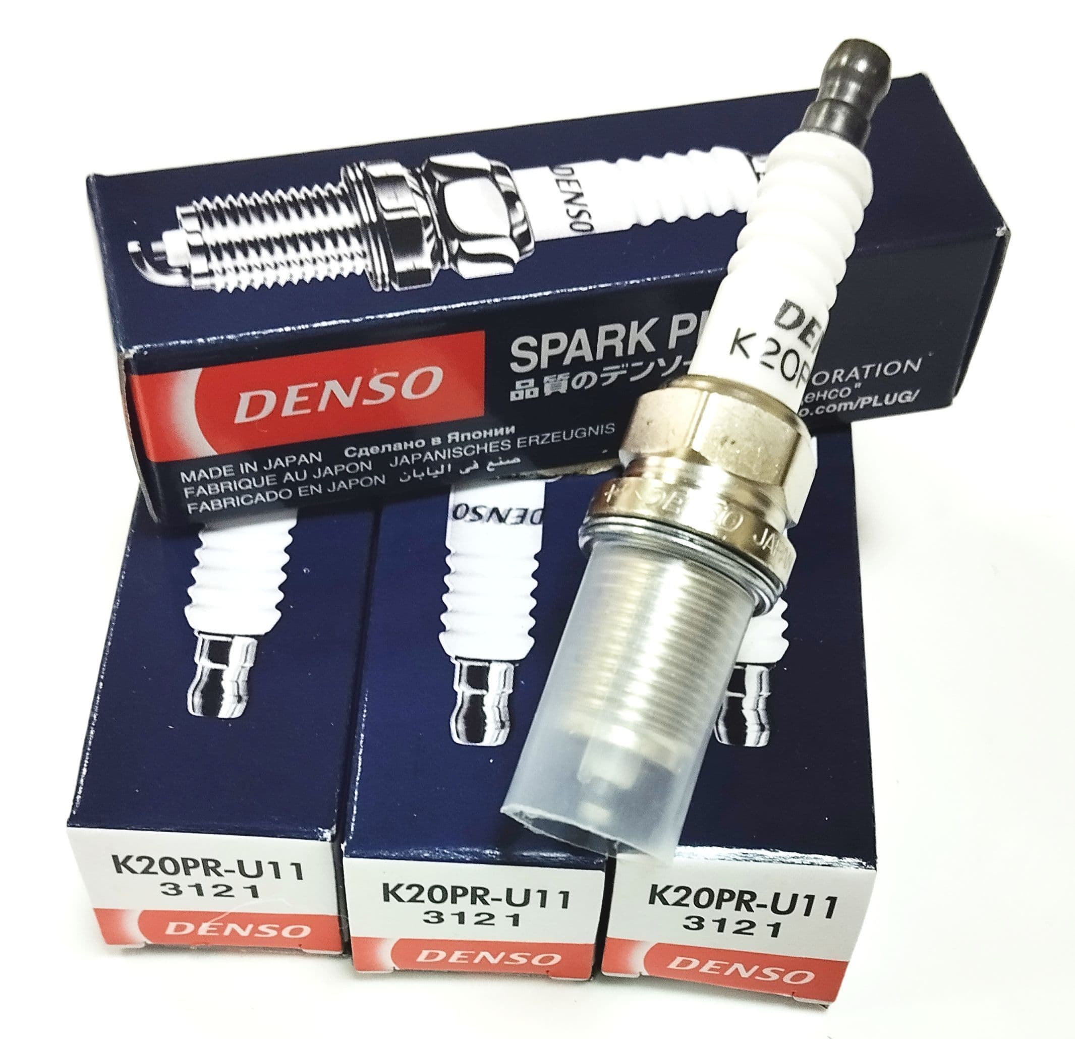 Свечи зажигания DENSO K20PR-U11 Ford, Honda, Hyundai, Isuzu, Kia, Lotus, Mazda, Mercedes-Benz, Mitsubishi, Nissan, Oldsmobile, Perodua, Proton, Rover, ЗАЗ