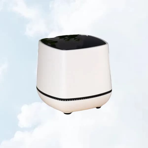 Портативная настольная мини-колонка с usb питанием белого цвета для домашнего использования с басами