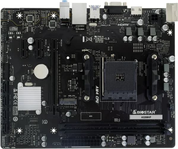 Материнская плата Biostar A520MHP, Soc-AM4, AMD A520, mATX