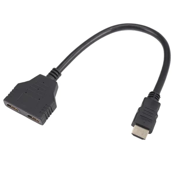 1080P Порт HDMI папа на 2 женщины 1 в 2 выхода разветвитель кабель-адаптер к