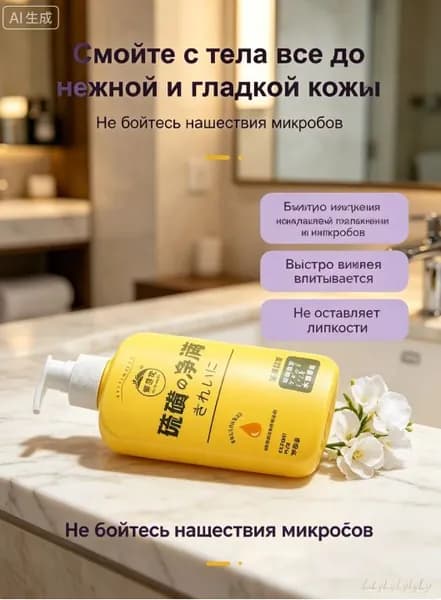 IUALLURE Средство для душа, гель, 300 мл
