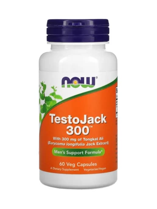 Тесто Джек, НАУ фудс, TestoJack 300 60 капсул