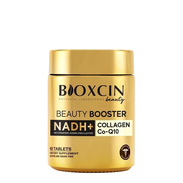 Bioxcin Усилитель красоты это биологически активная добавка в виде таблеток, содержащая гидролизованный коллаген, гиалуроновую кислоту и NADH, 60 таблеток.