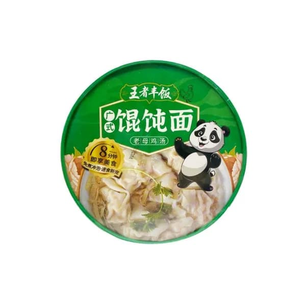 Wang Zhe Feng Fan Суп-лапша быстрого приготовления со вкусом курицы с вонтонами, 94 г.