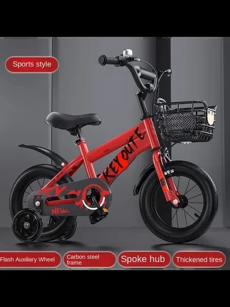 Детский велосипед 18" Red 2 KEYOUTE с корзинкой