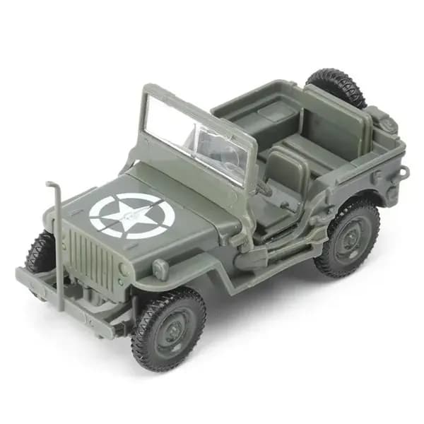 1/48 Сборная модель автомобиля Willis Jeep Cars WW2 DIY Пластиковые 3D головоломки