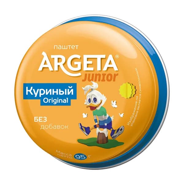 Паштет куриный Argeta Junior 95 г, Словения