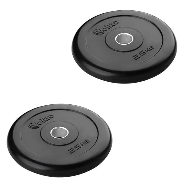 Набор дисков обрезиненных Voitto V-307 2,5 кг (2 шт), d 26