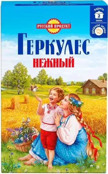 Хлопья Русский Продукт Овсяные Геркулес Нежный 450г