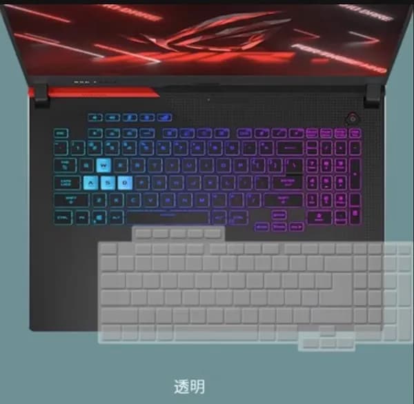 Клавиатура покрывает кожу силикона ноутбука для Asus ROG Strix G17 G713 G713Q G713QR G713 QR QM 17.3