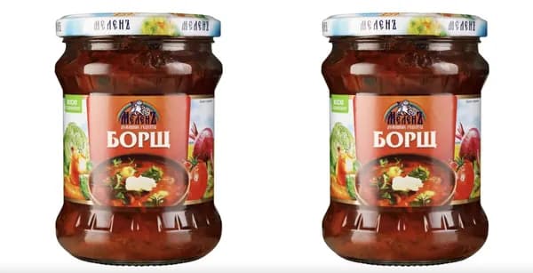 Меленъ Готовые блюда консервированные Борщ, 460 г, 2 шт