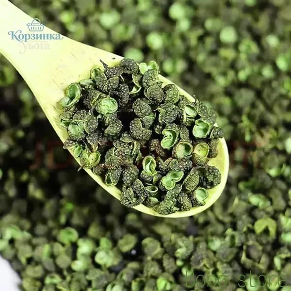 перец сычуаньский зеленый Частицы 100 гр китайский лимонный перец Blue and white pepper Натуральные специи и приправы