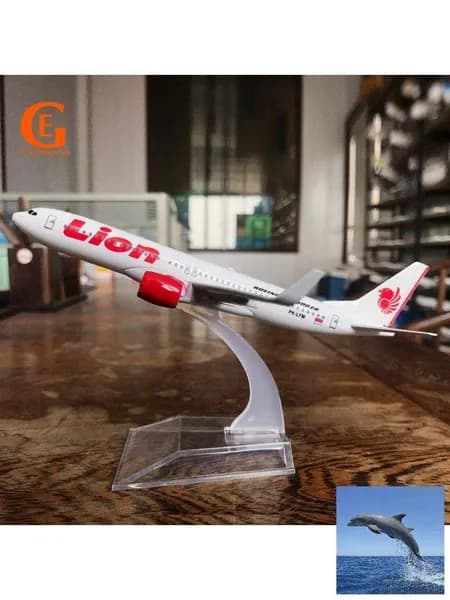 Боинг 737 Металлический Самолета Модель,Lion Air