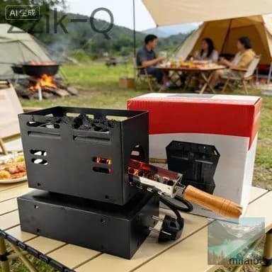 Электрическая настольная плита mzm-20260710205917179, черный