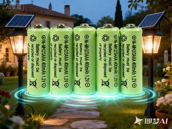 Аккумулятор 2/3 AAA NI-MH 1.2v 400mah 28x10мм 5 шт,не батарейка типа ААА