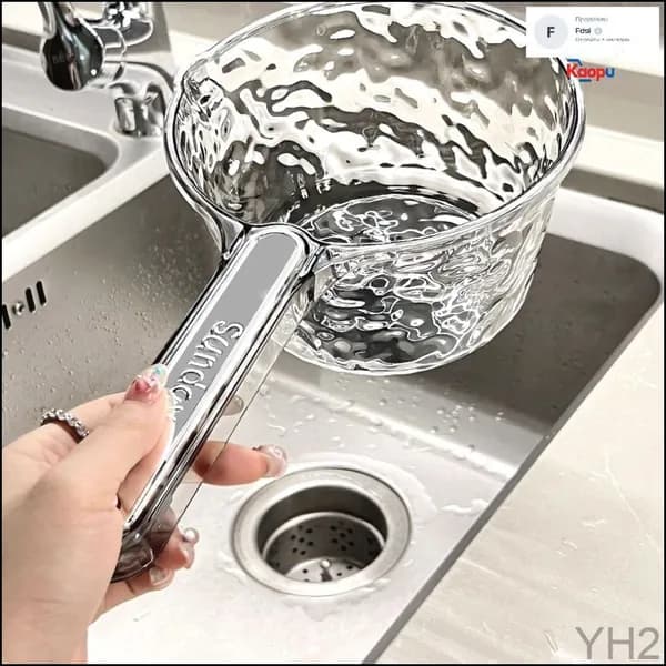 Ковш хозяйственный, пластик пищевой (hdpe, pp), 1 л, 1 шт