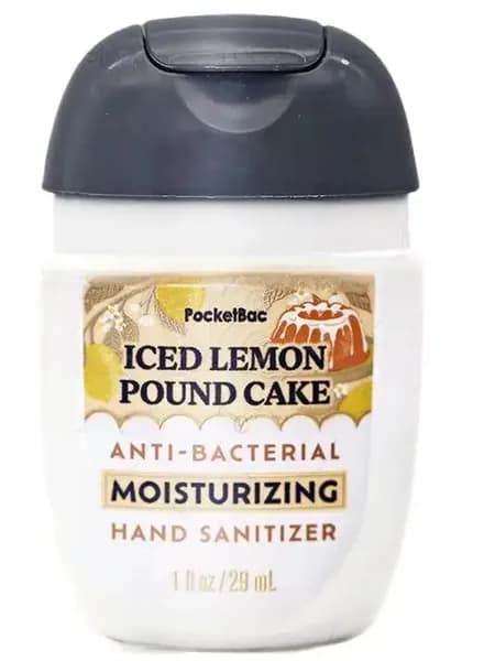 Bath & Body Works / Санитайзер для рук антисептик Iced Lemon Pound Cake 29МЛ, Сладкий и фруктовый