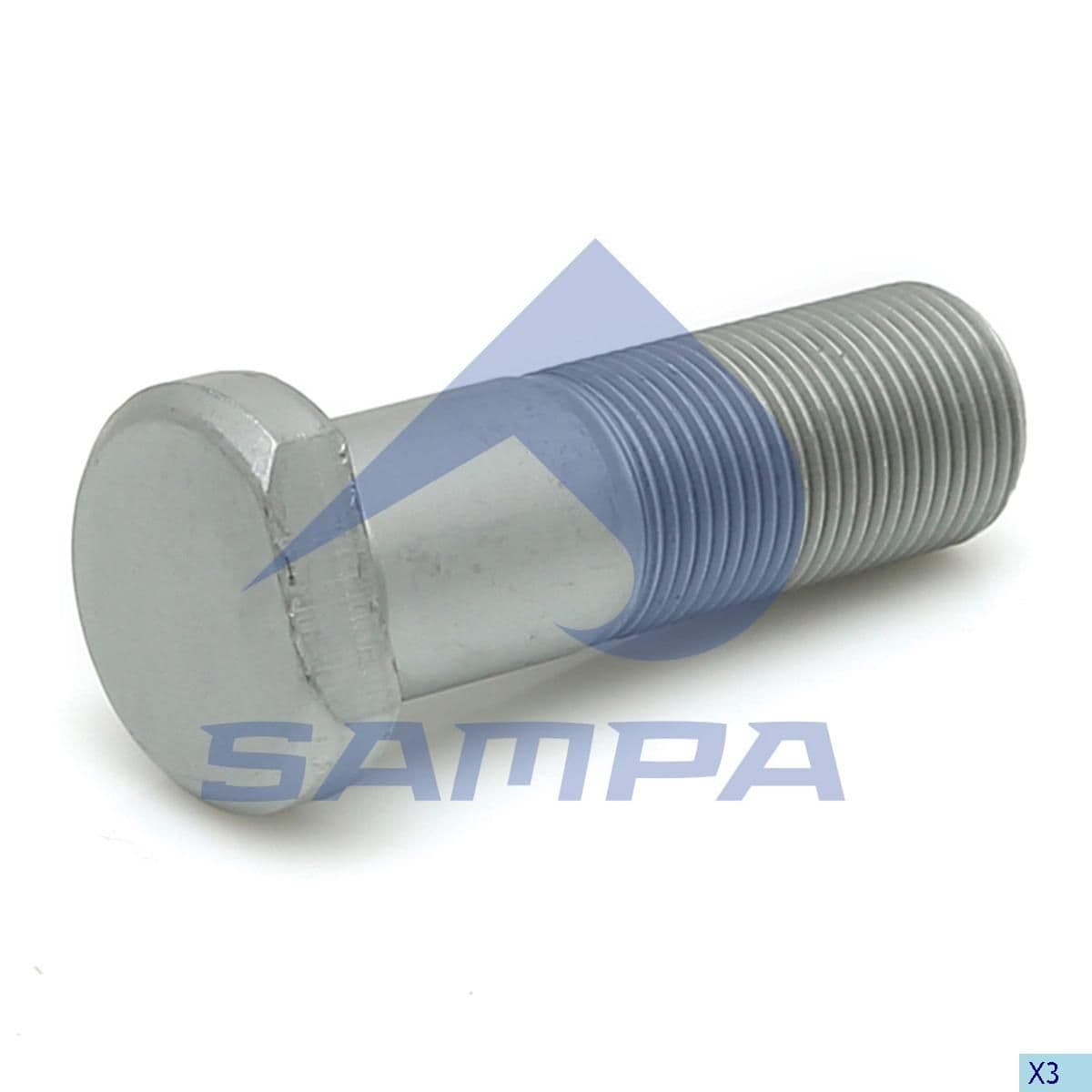 Шпилька колесная m20*1.5-62MM Sampa 204.242