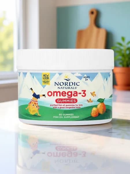 Nordic Naturals, омега-3, жевательные таблетки, для детей от 3 лет, со вкусом мандарина, 60 жевательных таблеток