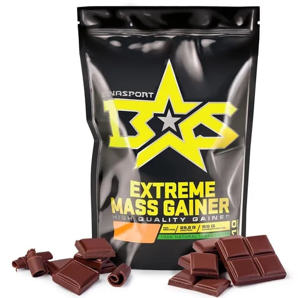 Гейнер для набора массы 1000 г со вкусом шоколада Binasport Экстрим Масс "EXTREME MASS GAINER"