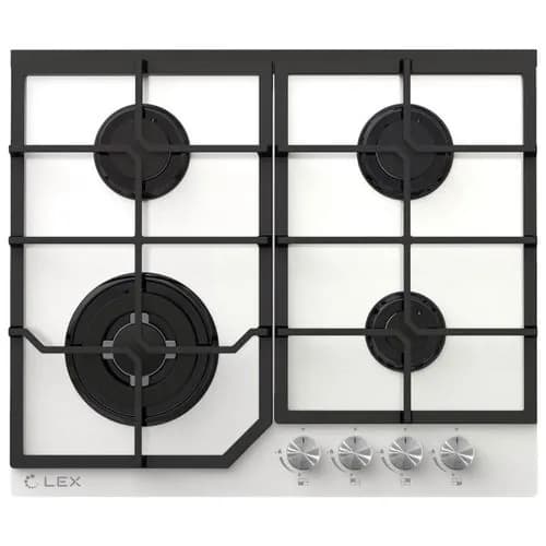 Варочная панель газовая LEX GVG 640-1 WH, белый
