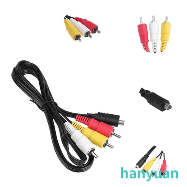 AV-кабель Sony VMC-15FS для видеокамер, длина 1,2 м, чёрный