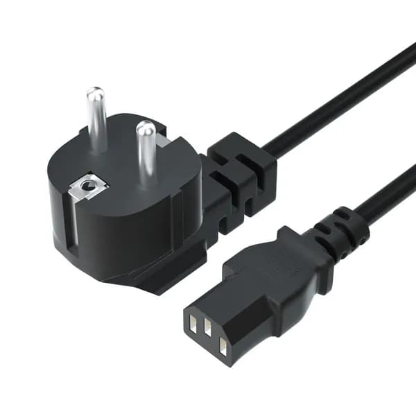 Кабель питания Lyambda LH-05-BK IEC C13 1 м 3*0.75 мм черный