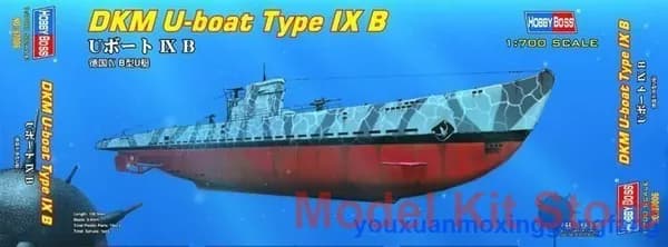 HOBBYBOSS 87006 1:700 Комплект Scale Dkm U-Boat Tipo Ix B Model Корабль