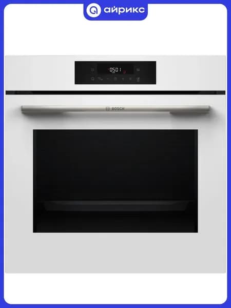 Электрический духовой шкаф Bosch HJG852YW0T, 60 см,76 л, 8 режимов, гриль, традиционная очистка