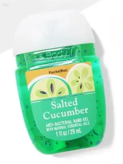 Bath & Body Works / Санитайзер для рук антисептик Salted Cucumber 29МЛ,Ароматный соленый огурец