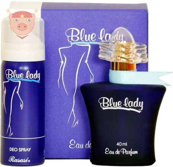 RASASI BLUE LADY набор - туалетные духи 40мл., дезодорант 50мл.