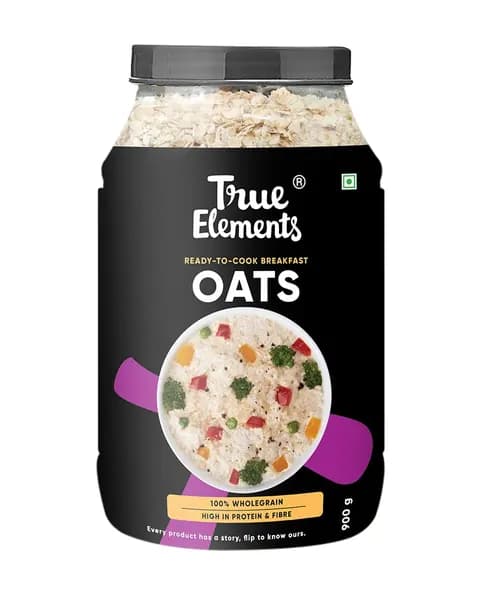 True Elements Овсянка в порошке, быстрое завтрак, для всех, 900 г