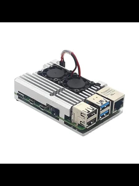Корпус охлаждающий для Raspberry Pi 4 Silver