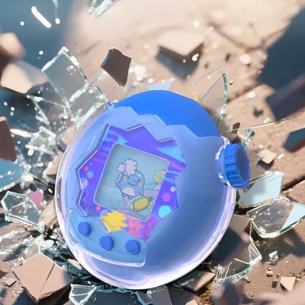 Чехол для Tamagotchi Paradise из поликарбоната прозрачный фиолетовый