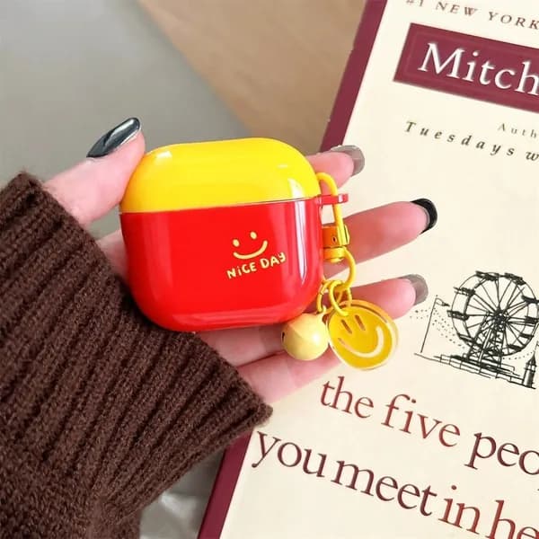 смайлик Корпус чехол для силиконовых наушников AirPods 4/4ANC