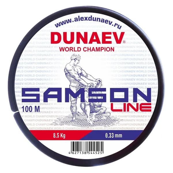DUNAEV Монофильная леска для рыбалки, размотка: 100 м, толщина: 0.33 мм