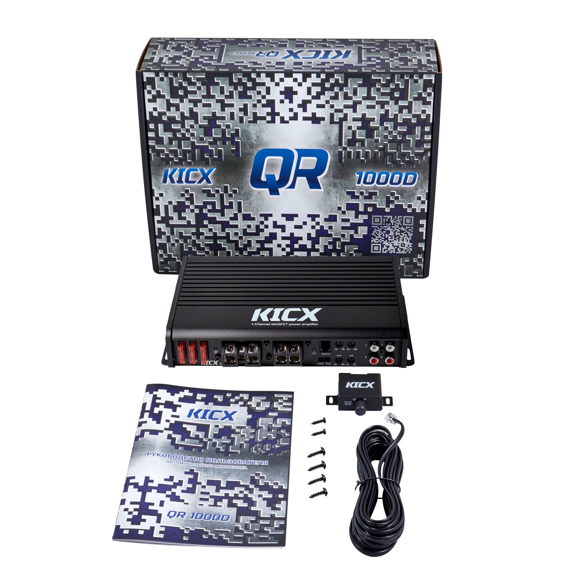 Автомобильный усилитель моноблок KICX QR 1000D