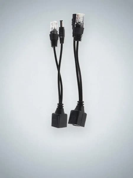 Разветвитель PoE RJ45 пассивный 12-48V, Черный